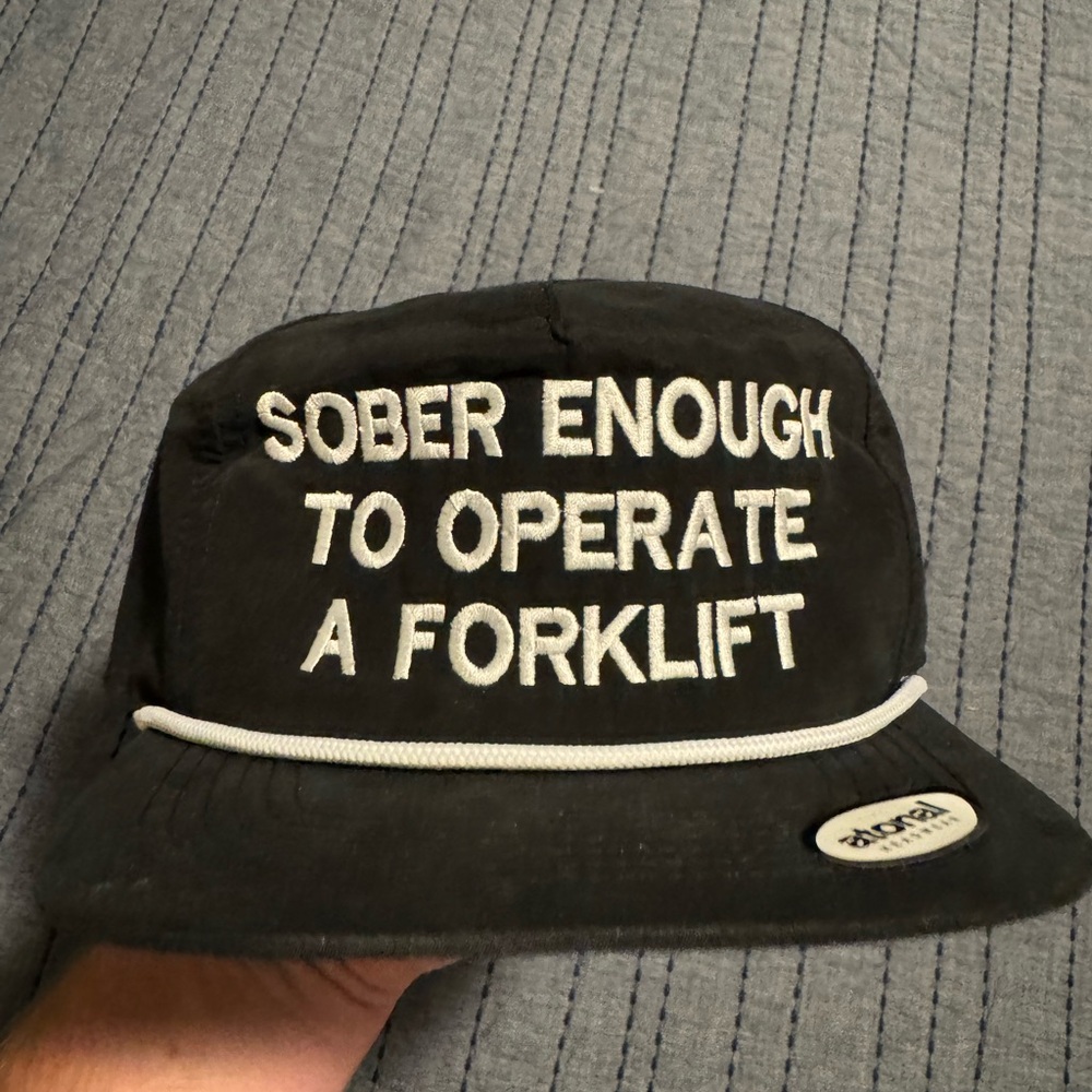Funny forklift hay